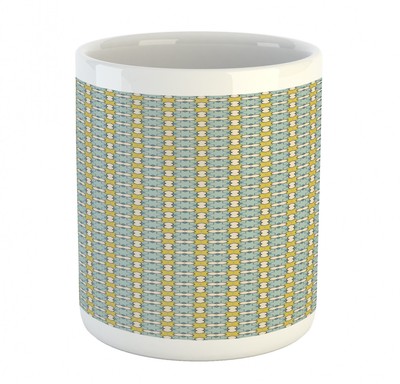 Ambesonne Abstract Ceramic Coffee Mug Cup for Water Tea Drinks, 11 oz