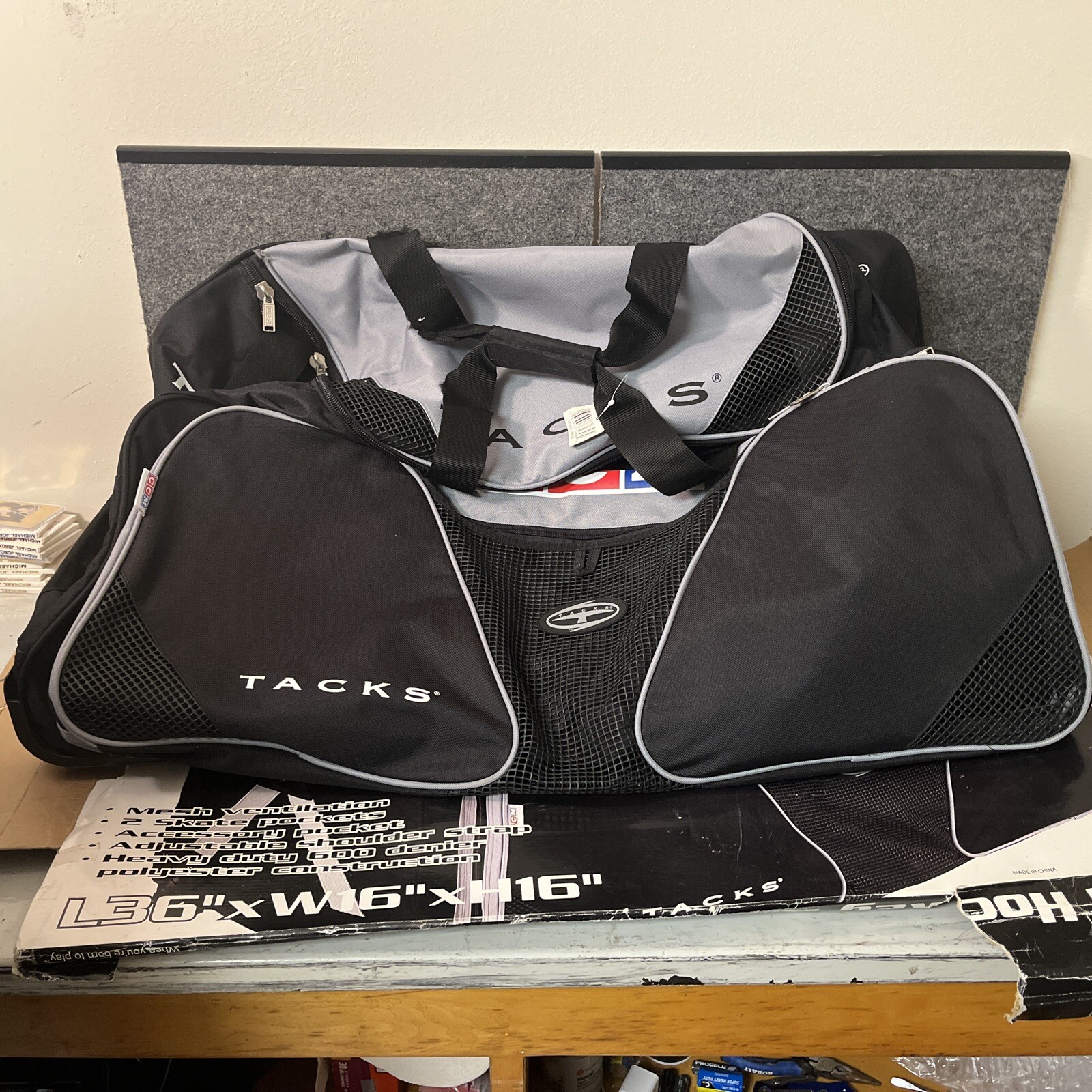 Ccm Wheeled Hockey Bag 36x16x16 READ eBay