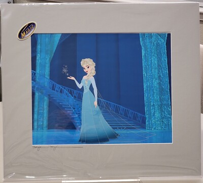 Walt Disney Frozen - ELSA - Animation Cel - Hand Painted Limited