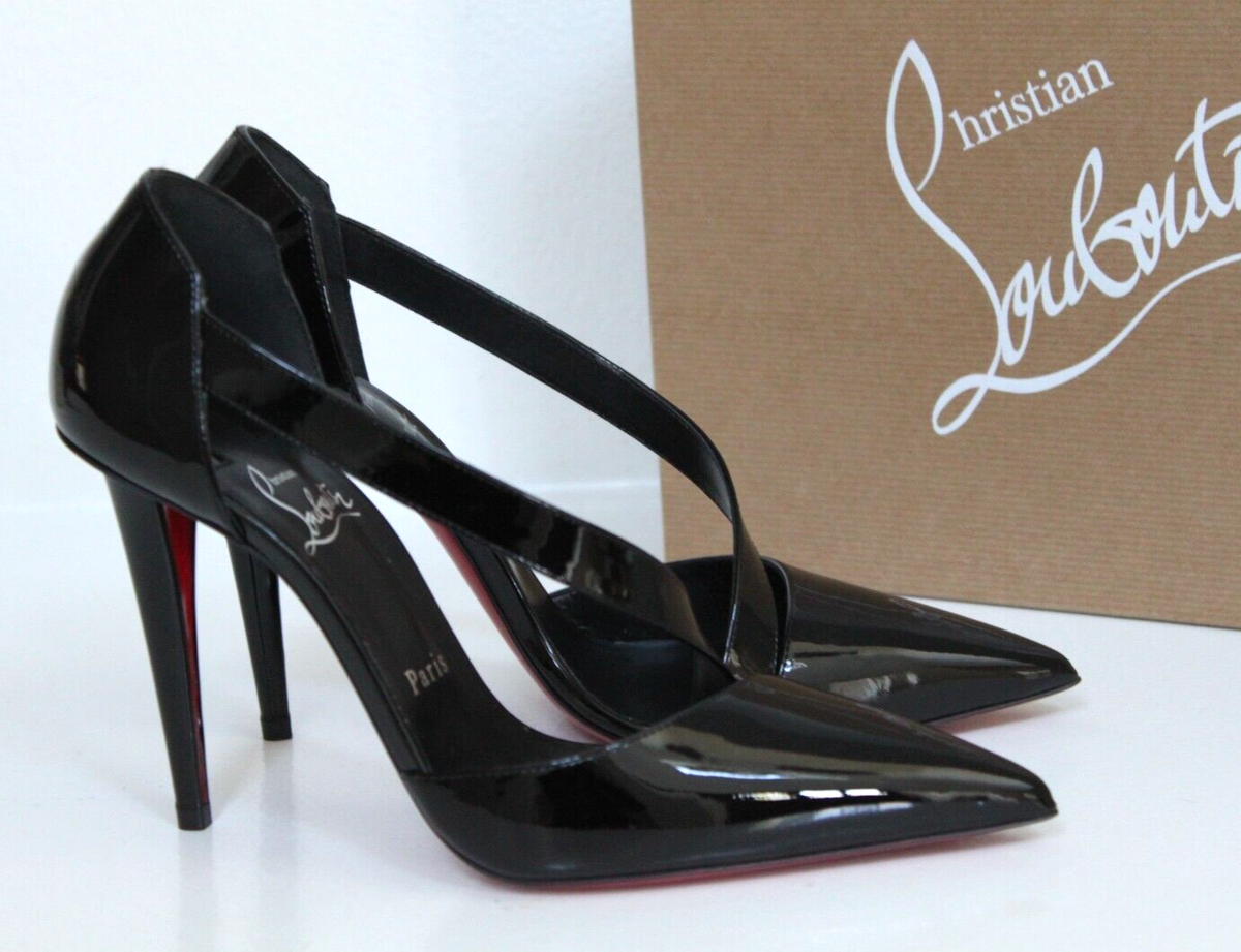New sz 7 / 37.5 Christian Louboutin Astrid Asymmetric Black New sz 7 / 37.5 Christian Louboutin Astrid Asymmetric Black