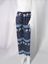 Trousers Elephant Thai Ladies Pants Light Comfortable Beautiful Freesize : Blue