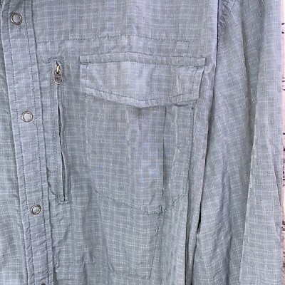 REIページ REI Shirt Mens XL Blue Button Up Fishing Outdoor Hiking Camping | eBay