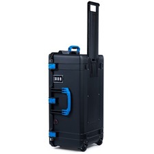 Black Blue Pelican 1626 air case. No foam. Comes with wheels.