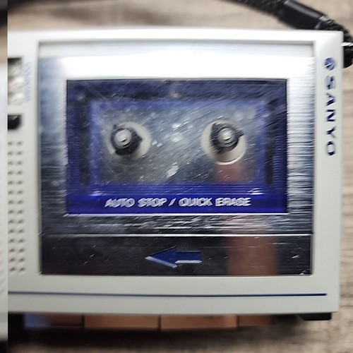 Sanyo M5600A Mikrokassetten-Diktierrekorder - UNGEPRÜFT & KORRODIERT AKKU COMP - Bild 5 von 16