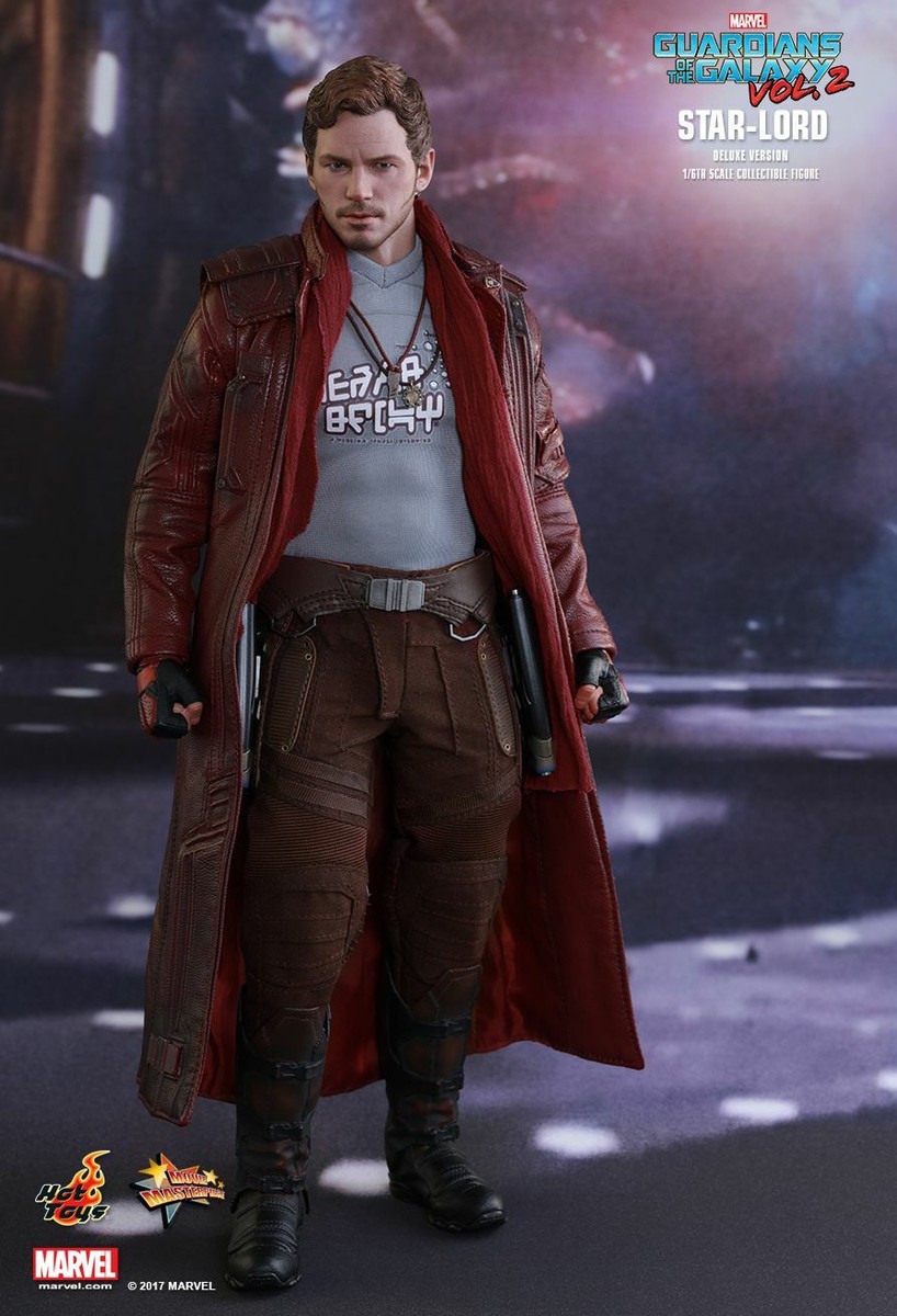 DHL 1/6 HOT TOYS MMS421 GUARDIANS OF THE GALAXY VOL.2 STAR-LORD DELUXE  VERSION