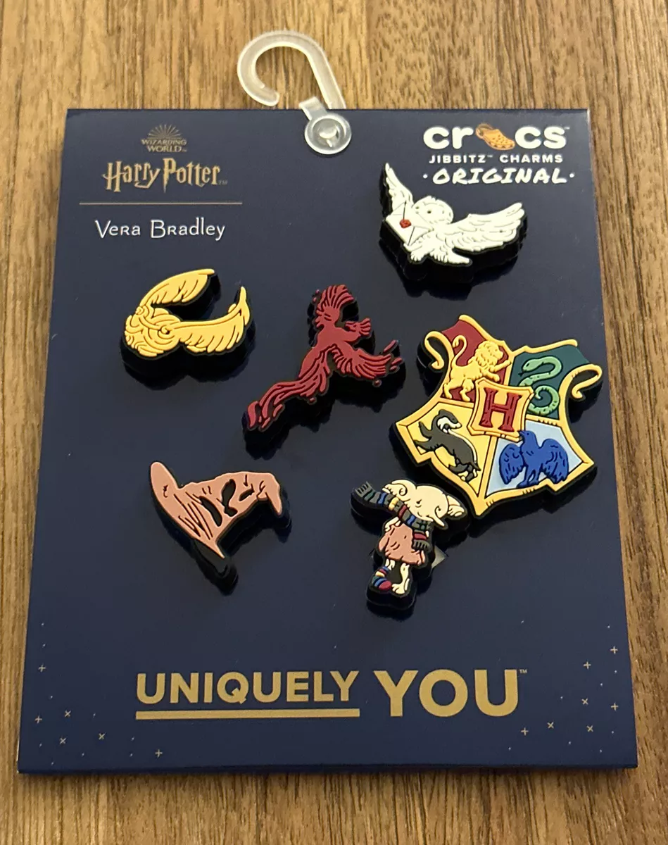 Crocs Vera B Harry Potter Friends At Hogwarts Floral 5 Jibbitz Charms Dobby  New!