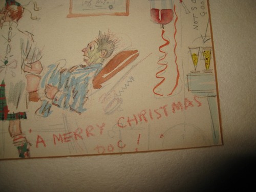 Vintage Golf Medical Comedy Christmas Cartoon Using Niblick to Operate on Balls - 第 4/9 張圖片