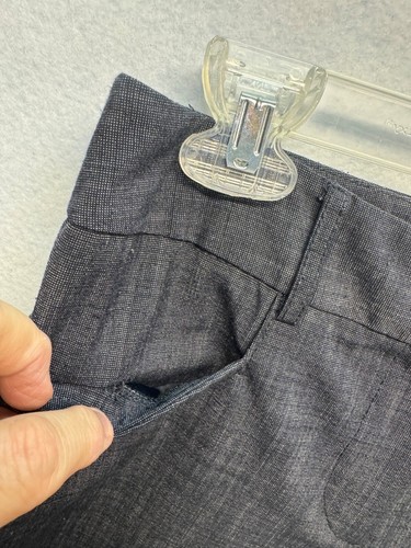 Apt. 9 Womens Modern Fit Gray Dress Pants Size 4 - Picture 3 of 11
