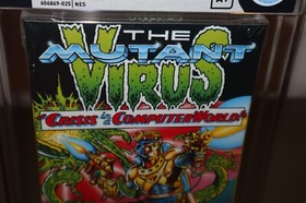 WATA 9.6 - A+ - SEALED - The Mutant Virus - NES Nintendo Graded