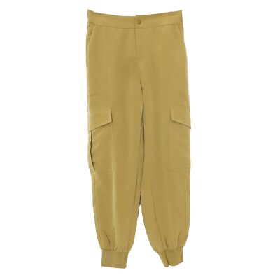 AREA STARS Ari Cargo Pant M Tan Jogger Elastic Back Waistband Woven NEW Tag B58