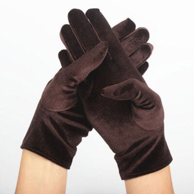 Velvet Elastic Gloves Winter Women Warm Soft Comfortable Mittens Xmas Gifts