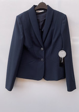 Betty Barclay Ladies Navy Blue Smart Jacket Size Uk 10 Bnwt