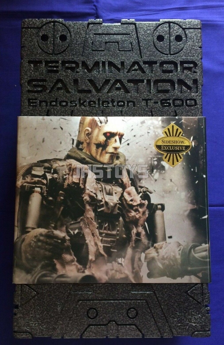 Hot Toys 1/6 Terminator T-600 Endoskeleton Weathered Rubber