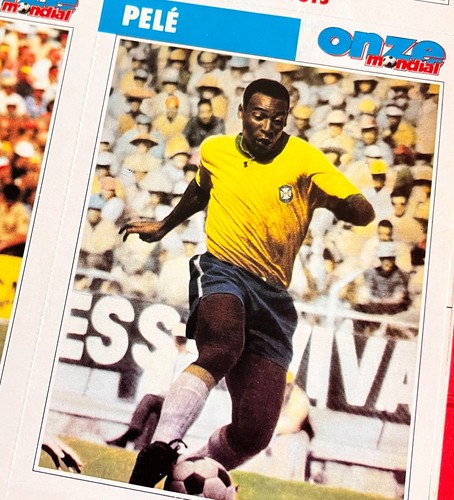 FOOTBALL ONZE MONDIAL n°11 SPÉCIAL MONDIALE 1990 + POSTER + FICHES PELÉ MARADONA - Photo 5/23