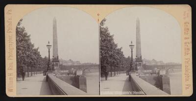 London, Cleopatras Needle England Old Photo