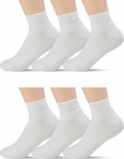 Mens Womens Trainer Pairs Ankle Quarter Crew Thin Socks Cotton Casual Sports LOT