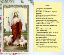 23rd Psalm - Paperstock Holy Card TS706