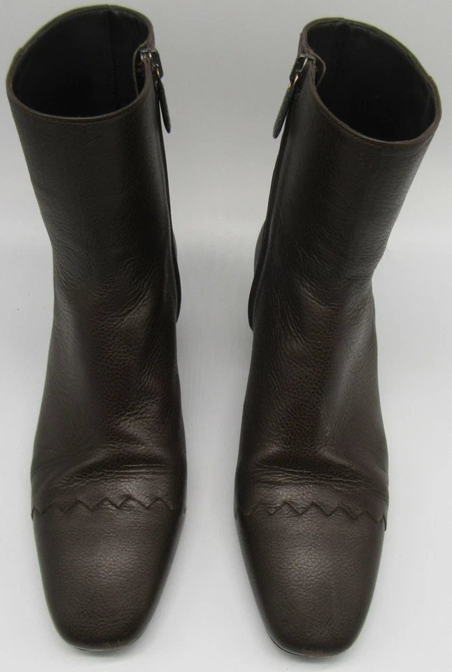 BOTTEGA VENETA Botines Cuero Marrón Talla 38 Foto 2 de 4