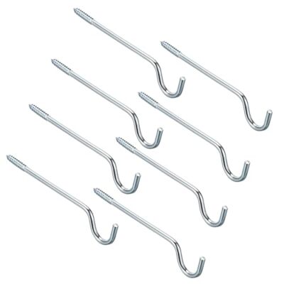 Sumnacon Curtain Rod Support for Wall 8 Pcs Single Curtain Rod Support Middle 