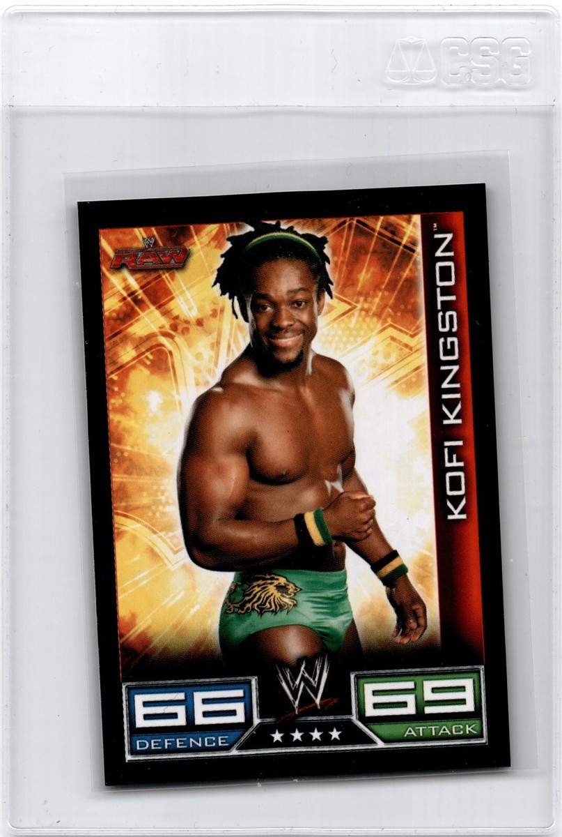 2008 Topps WWE Slam Attax Kofi Kingston RC | eBay
