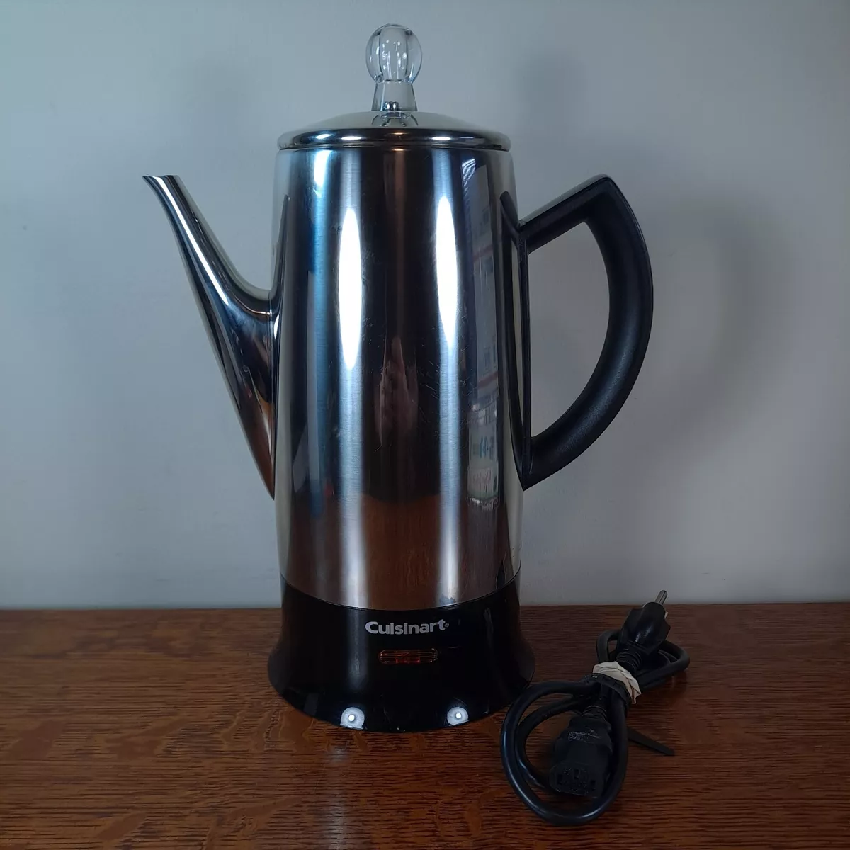 Cuisinart Model PRC 12 Classic Chrome 12 Cup Electric Percolator