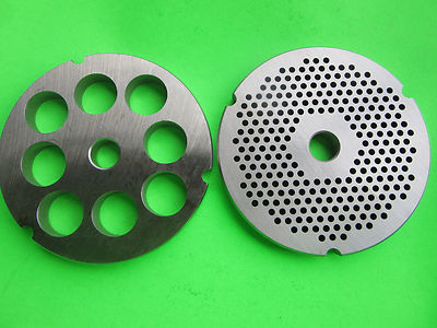 #32 x 1/8 & 3/4'' Meat Grinder Plates for Hobart LEM Cabelas Biro Universal etc