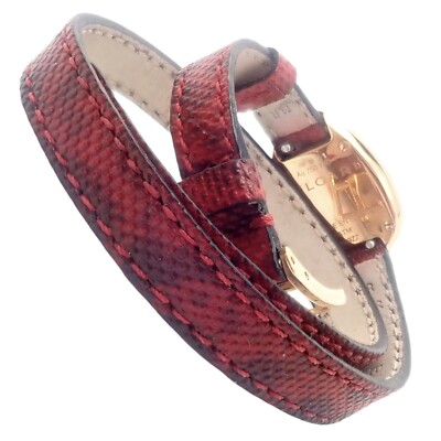 Bulgari 18k Rose Gold Diamond Tubogas Red Serpenti Snake  display picture 3
