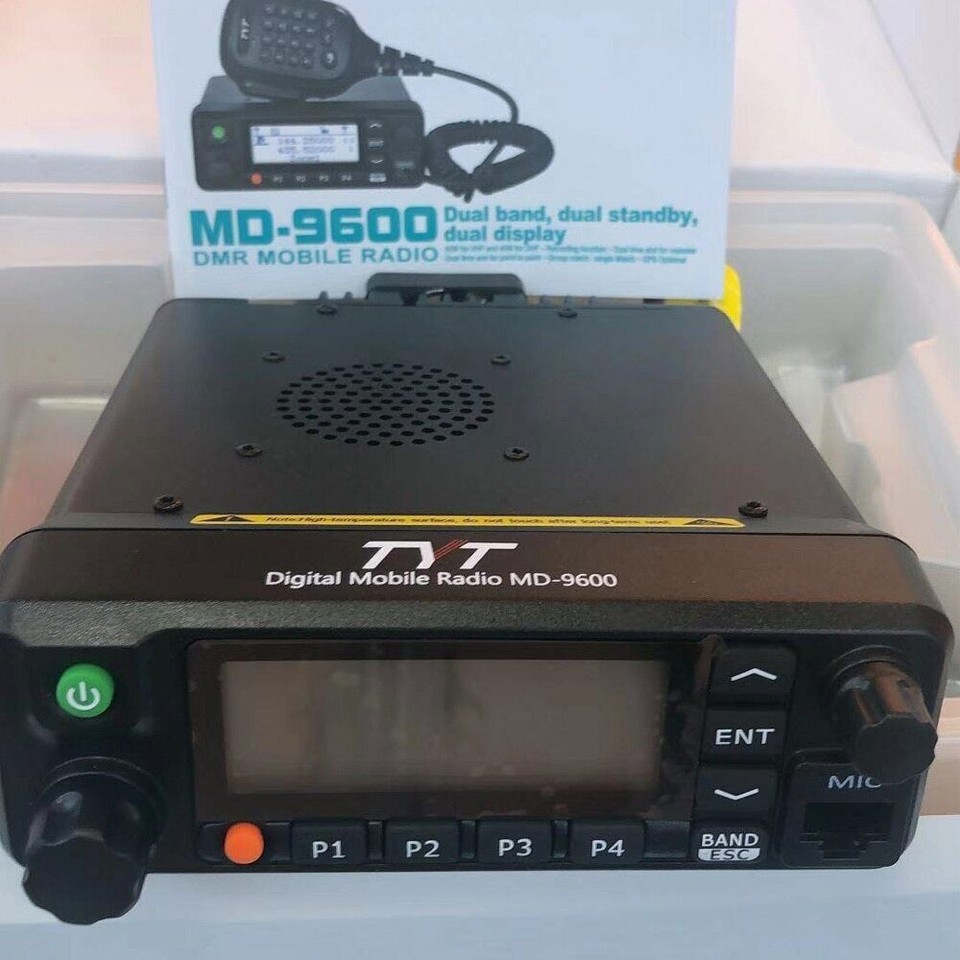 TYT MD9600 DMR DIGITAL RADIO DUAL BAND 400-480MHZ TIME SLOT MOBILE ...