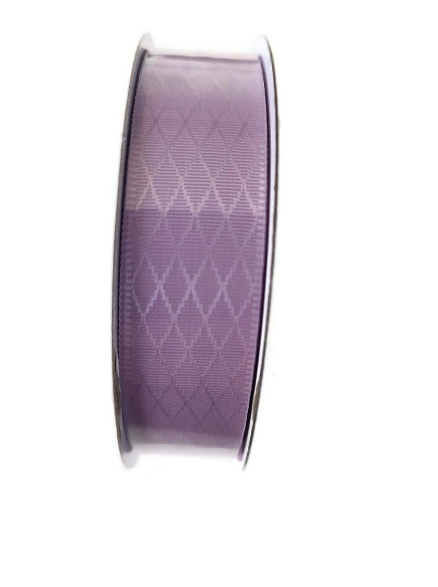 2X Darice Ohhh So Trendy Accents Ribbon Rhombus Orchid/Violet 6