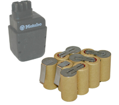 Akku für Metabo 12V 2000mAh 6.30071 NIMH Ersatzakku