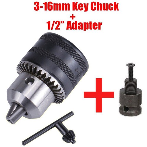Drill Chuck Convert Adapter Impact Wrench To Electric Drill DIY Kit Thread 3 Jaw - Picture 16 of 21