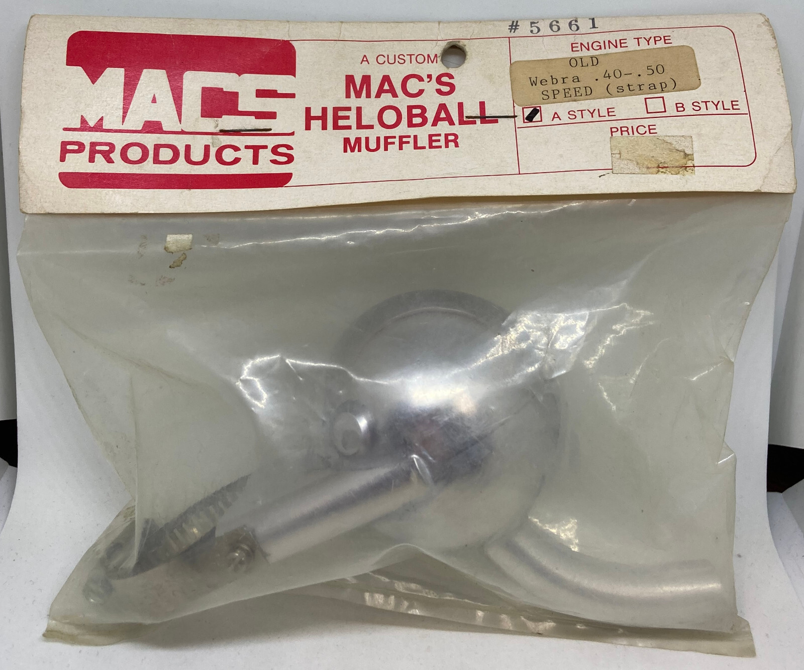 Mac's Products Mac's Heloball Muffler 5661 ra .40.50 A Style