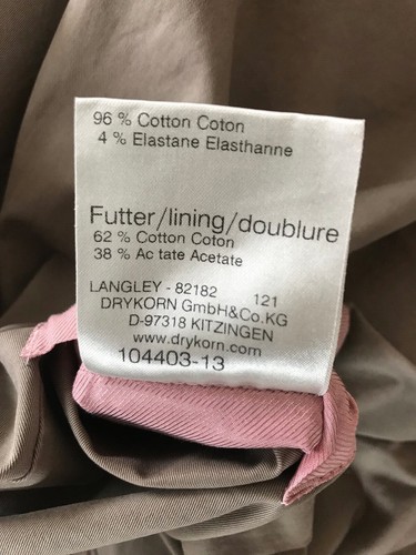 Khakifarbener Blazer von Drykorn Gr.5 - Bild 3 von 11