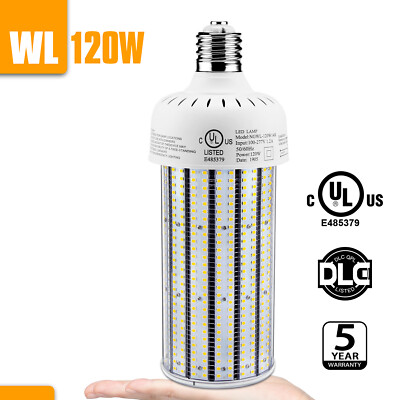 Industrial LED Corn Light 120W E39 Mogul 5000K Replace 400W Metal Halide Bulbs