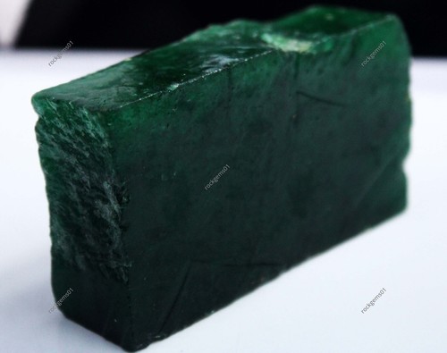 Certified 1055.00 CT Colombian Green Emerald Natural Rough Huge Loose Gemstone - Picture 4 of 6