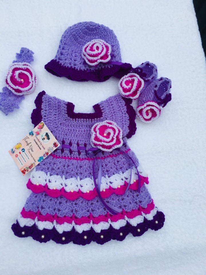 NEWBORN MOST FASHIONABLE BABY FROCK main image 1