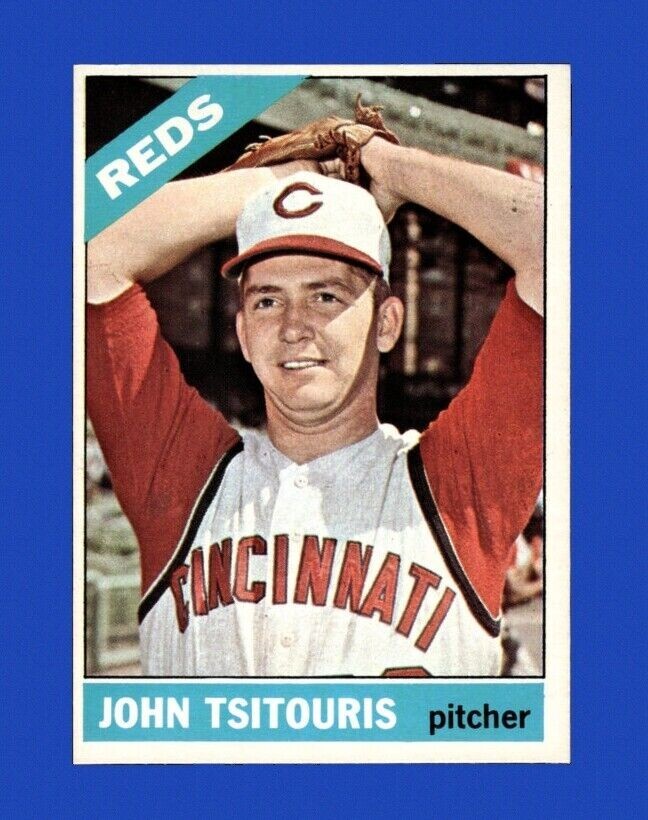 1966 Topps # 12 John Tsitouris - Near Mint or Better