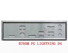 Shield I/O IO Backplate For ASRock B760M PG LIGHTNING D4 Motherboard