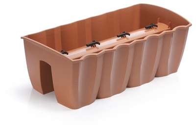 CROWN DCRO600 Geländerblumentopf | Terrakotta