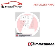 SATZ BREMSBELÄGE BREMSKLÖTZE HINTEN ZIMMERMANN 244981551 P FÜR OPEL ANTARA