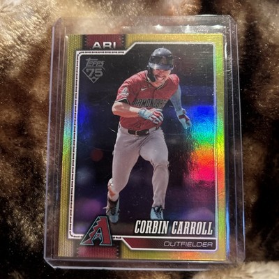 2026 Topps Yellow Foil 314 Corbin Carroll #/399 Arizona Diamondbacks card