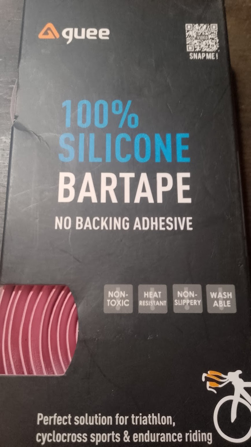 Guee 100% silicone  Bar Tape Pink