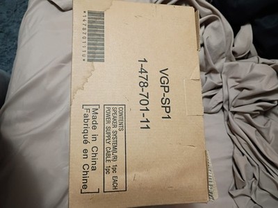 Sony Vaio Computer Speakers Pcva-sp1 With AC Adapter for sale