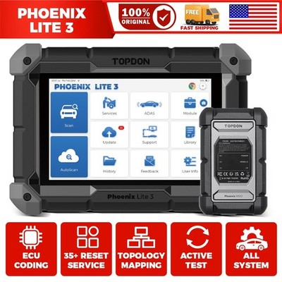 2026 TOPDON Phoenix Lite3 PRO+ Topology Map All System OBD2 Diagnostic Scanner