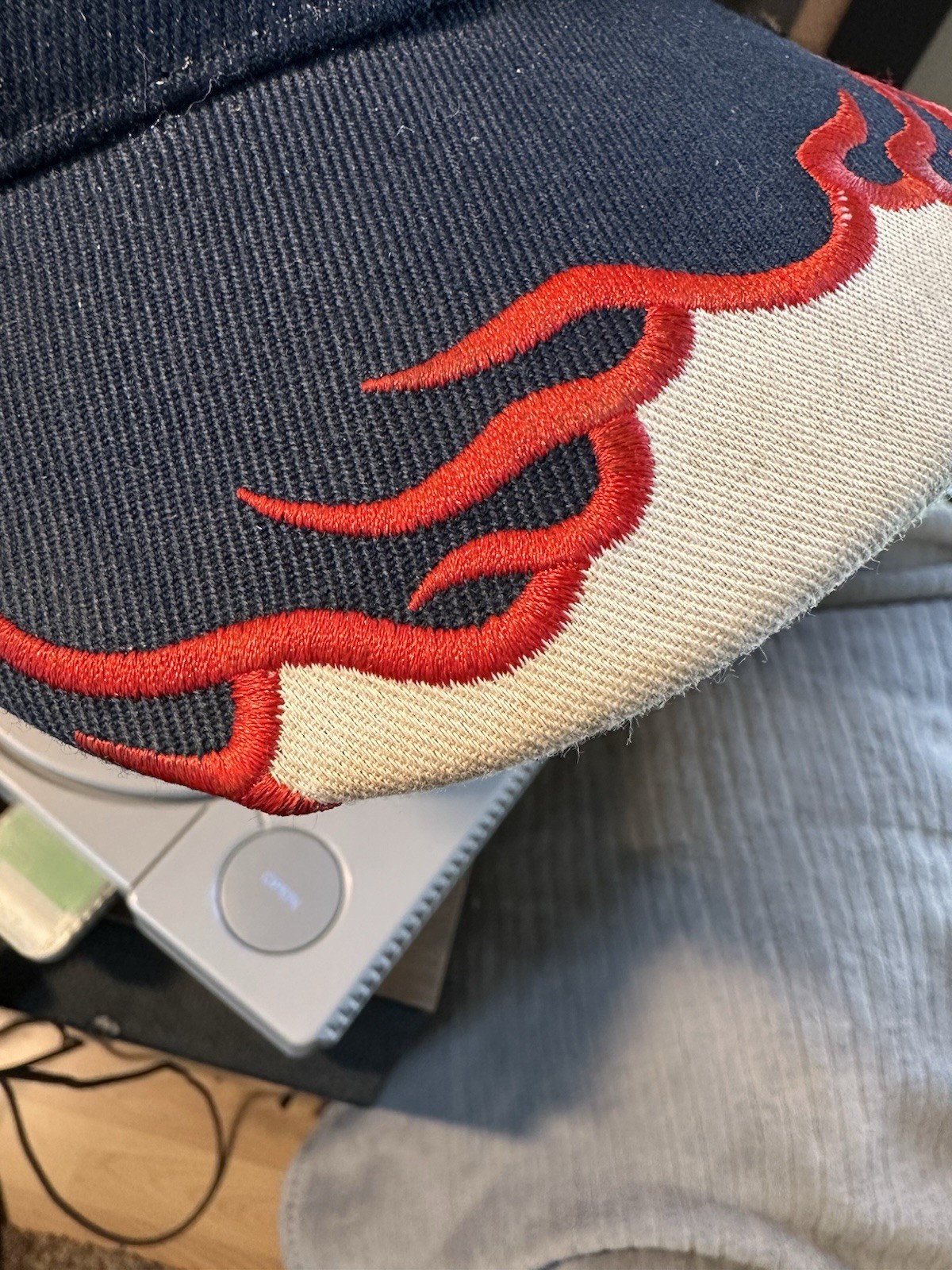 Choppers Flame Embroidered Baseball Cap - image 4