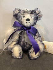 Steiff Annelise 2nd Angel Bear 2000 Lavender with Wings LED 907/1500