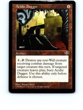Acidic Dagger Artifact R Mirage MTG VG/VG+