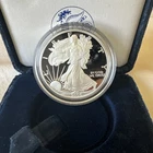 2006 W American Silver Eagle Proof Bullion $1 Coin in OGP with COA
