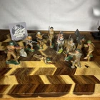 Barclay Manoil Unmark Cast Metal Lead WW1? Military Soldier Collection Lot of 13
