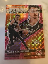 2024-25 Panini Mosaic Stare Masters Victor Wembanyama #15 Pink Mosaic Prizm /149